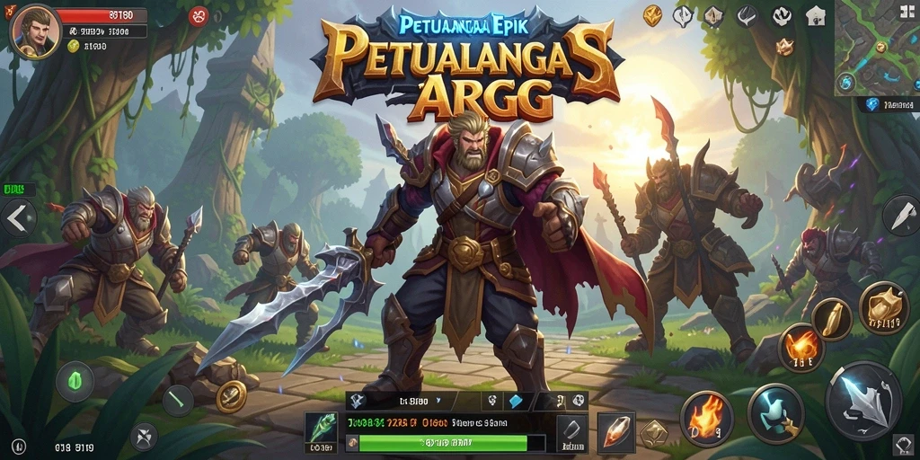 Tampilan gameplay seru dalam game ARPG 8180.