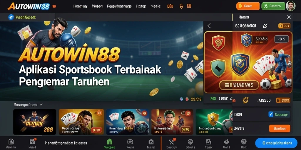 Tampilan menarik dari gameplay taruhan olahraga di AUTOWIN88.
