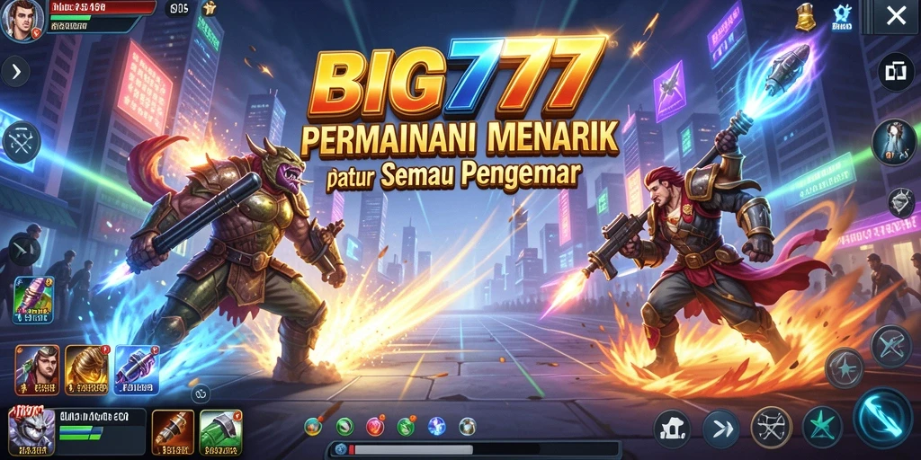 Tangkapan layar dari gameplay BIG777 menampilkan aksi strategis yang mendebarkan.