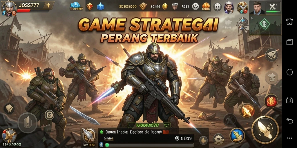 Tampilan gameplay JOSS777 yang menegangkan dan penuh strategi.