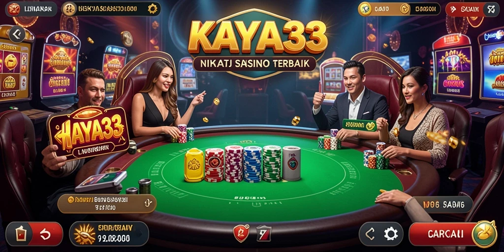 Tampilan permainan Live Casino yang mengasyikan dan interaktif di KAYA33.