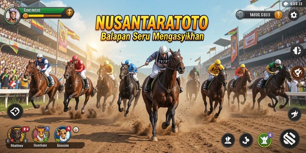 Gameplay Racing yang seru dan penuh adrenalin di NUSANTARATOTO
