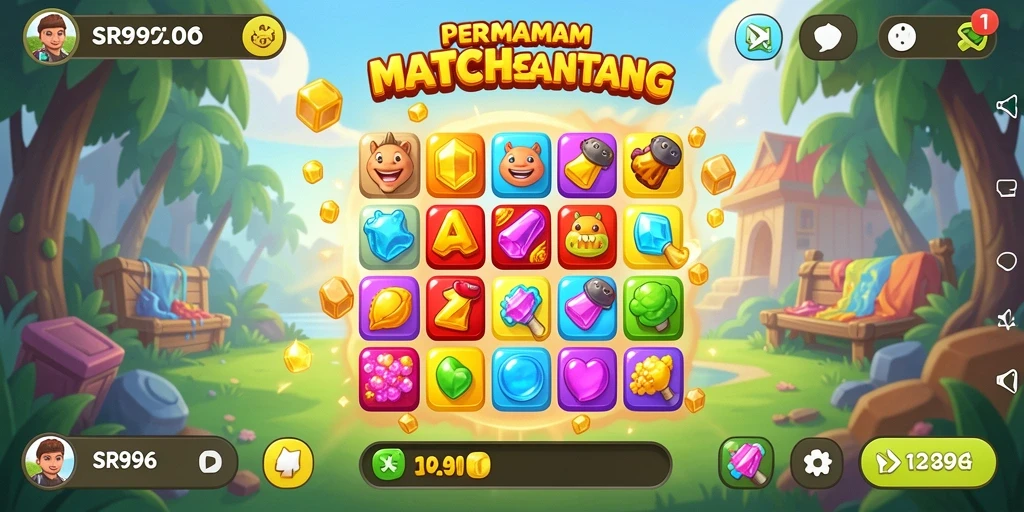 Screenshot SR996 menampilkan gameplay seru yang penuh warna.