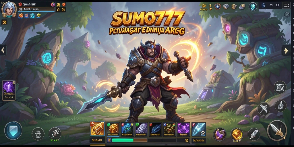 Tampilan aksi seru dalam gameplay ARPG SUMO777