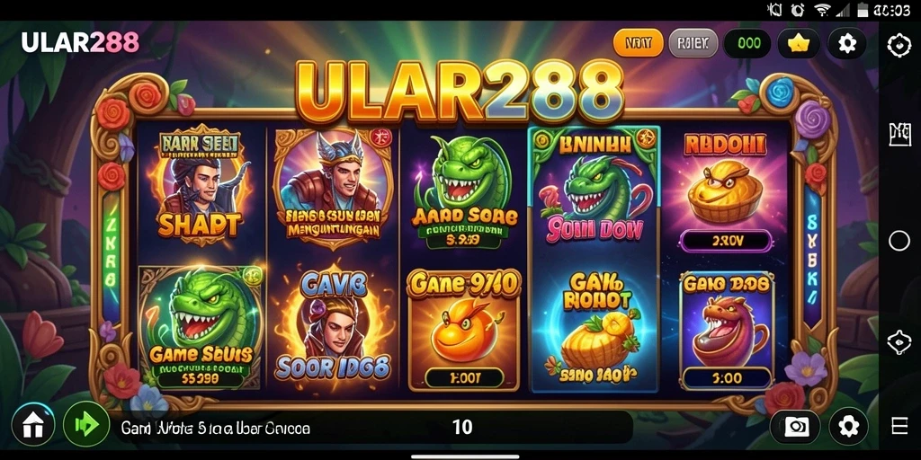 Gameplay seru ULAR288 yang penuh warna dan menarik.